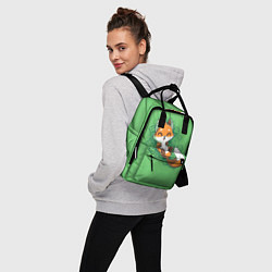 Рюкзак женский Удачливый лис, цвет: 3D-принт — фото 2