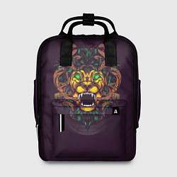 Рюкзак женский LION, цвет: 3D-принт