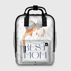 Рюкзак женский Лучшая мама, цвет: 3D-принт