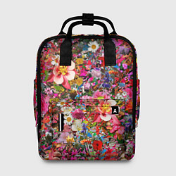 Женский рюкзак Разные цветы