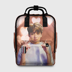 Рюкзак женский JUNGKOOK BTS, цвет: 3D-принт