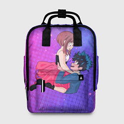 Рюкзак женский Урарака Очако и Изуку Мидория, цвет: 3D-принт