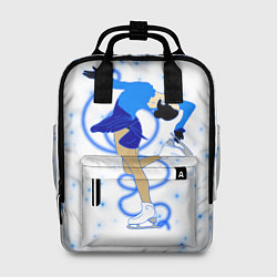 Рюкзак женский Фигурное катание, цвет: 3D-принт