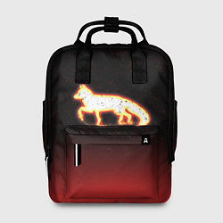 Рюкзак женский Светящаяся лиса, цвет: 3D-принт