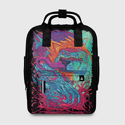 Рюкзак женский Hyper beast art, цвет: 3D-принт