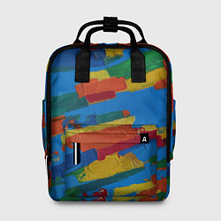 Женский рюкзак Разноцветная абстракция