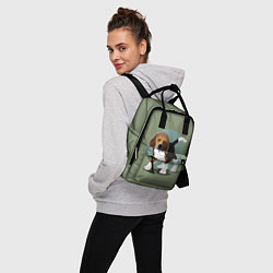 Рюкзак женский Маленький Щенок, цвет: 3D-принт — фото 2