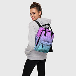 Рюкзак женский Котики в полете, цвет: 3D-принт — фото 2