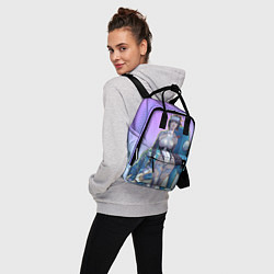 Рюкзак женский МОТОКО КУСАНАГИ, цвет: 3D-принт — фото 2