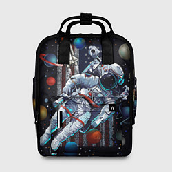 Рюкзак женский Космическая Тема США, цвет: 3D-принт