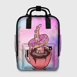 Рюкзак женский Щупальца сладкоежка, цвет: 3D-принт