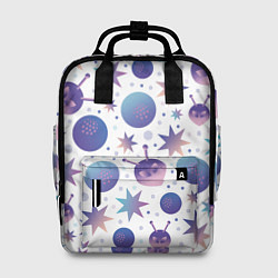 Рюкзак женский Яркая галактика, цвет: 3D-принт