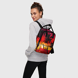 Рюкзак женский Гавайский закат, цвет: 3D-принт — фото 2