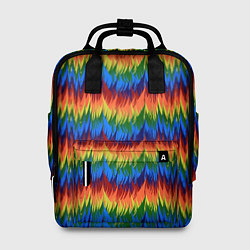 Рюкзак женский РАДУЖНАЯ КИСЛОТА, цвет: 3D-принт