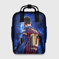 Рюкзак женский Leo Messi Лео Месси 10, цвет: 3D-принт