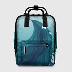 Рюкзак женский Морские жители, цвет: 3D-принт