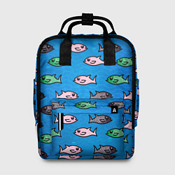 Рюкзак женский Рыбки, цвет: 3D-принт