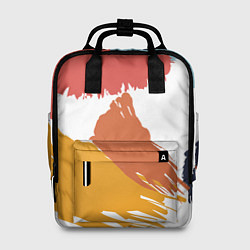 Рюкзак женский Цветные пятна, мазки кистью, цвет: 3D-принт