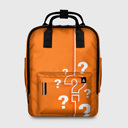 Рюкзак женский Знак вопроса, цвет: 3D-принт
