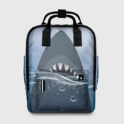 Рюкзак женский Акула под водой, цвет: 3D-принт