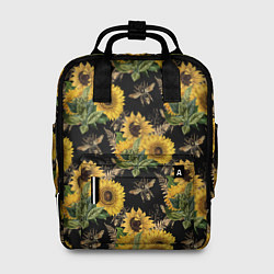 Женский рюкзак Fashion Sunflowers and bees
