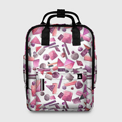 Женский рюкзак Геометрический розовый