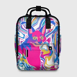 Рюкзак женский Floppa Art, цвет: 3D-принт