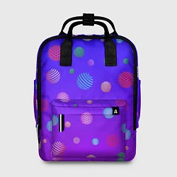 Рюкзак женский Фантастические шары, цвет: 3D-принт