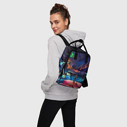 Рюкзак женский Глубокий космос, цвет: 3D-принт — фото 2