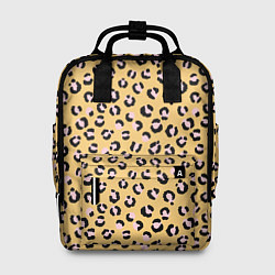 Женский рюкзак Желтый леопардовый принт