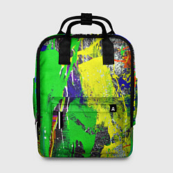 Рюкзак женский Брызги красок Grunge Paints, цвет: 3D-принт