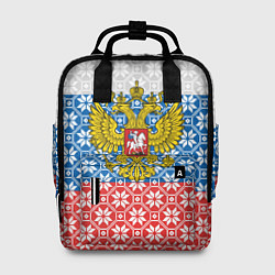 Рюкзак женский Россия, цвет: 3D-принт