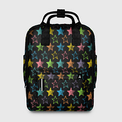 Рюкзак женский Парад звезд, цвет: 3D-принт