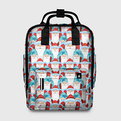 Рюкзак женский Дедушки Морозы, цвет: 3D-принт