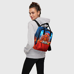 Рюкзак женский Огненная лисичка, цвет: 3D-принт — фото 2