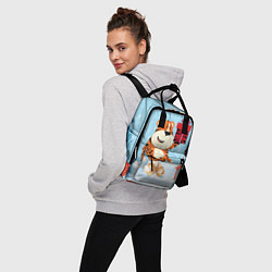Рюкзак женский Тигренок с подарком 2022, цвет: 3D-принт — фото 2