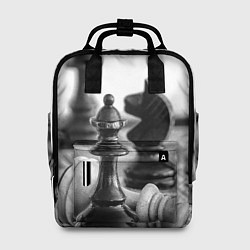 Рюкзак женский Шах и мат Шахматы, цвет: 3D-принт