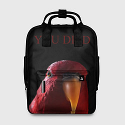 Женский рюкзак Красный попугай Red parrot