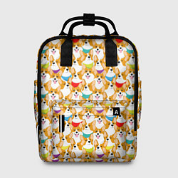 Рюкзак женский Вельш-Корги Пемброк, цвет: 3D-принт