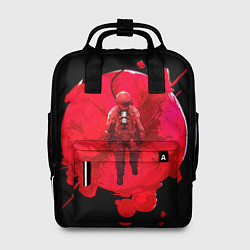 Рюкзак женский Космонавт на кровавой луне, цвет: 3D-принт