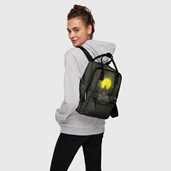Рюкзак женский Шокированный пришелец в лесу, цвет: 3D-принт — фото 2