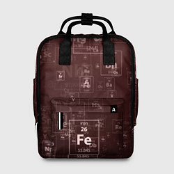 Рюкзак женский Fe - Таблица Менделеева, цвет: 3D-принт