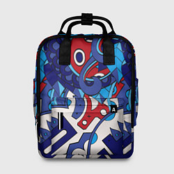 Рюкзак женский Щупальца - абстракция, цвет: 3D-принт