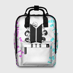 Рюкзак женский B T S Логотип в цвете, цвет: 3D-принт