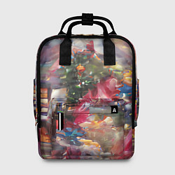 Рюкзак женский Ностальгия Рождества, цвет: 3D-принт