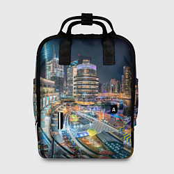 Рюкзак женский Дубай Марина, цвет: 3D-принт