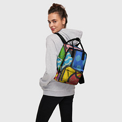 Рюкзак женский В стиле ромеро бритто, цвет: 3D-принт — фото 2