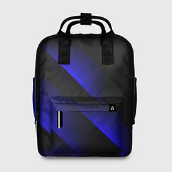 Рюкзак женский Blue Fade 3D Синий градиент, цвет: 3D-принт