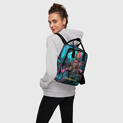 Рюкзак женский Cyberpunk Ви, цвет: 3D-принт — фото 2