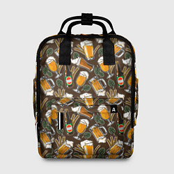 Рюкзак женский Хмель и Пиво, цвет: 3D-принт